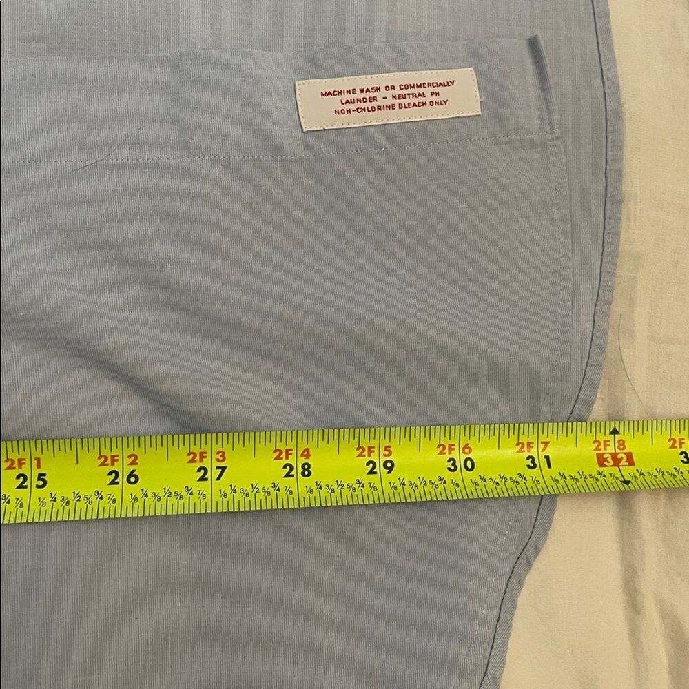 Brooks Brothers Blue Dress Shirt 16.5 33 Traditional Fit French Cuff Cotton - Picture 9 of 12